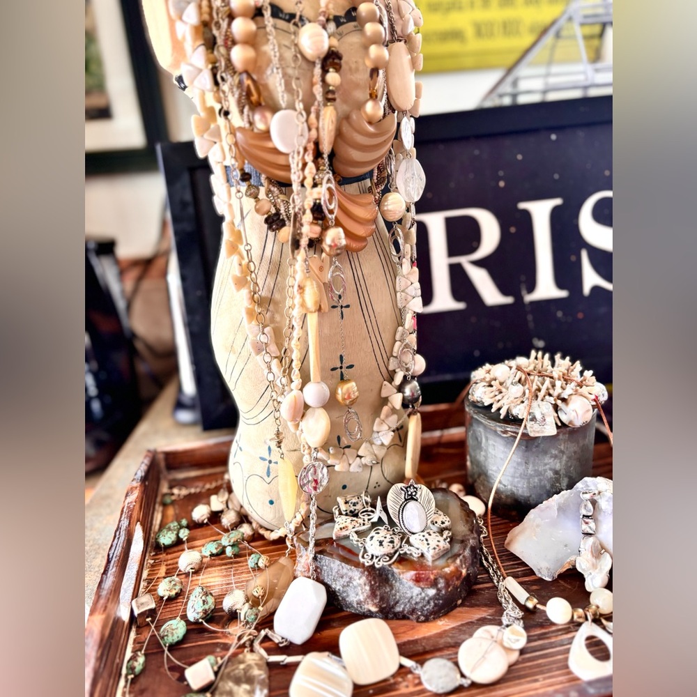 New Jewelry Bundle for Karen, Vintage, Shell, Sterling Silver, Necklaces & More